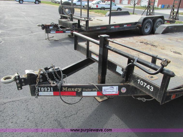 image for item F4057 2008 Maxey 20' car hauler trailer