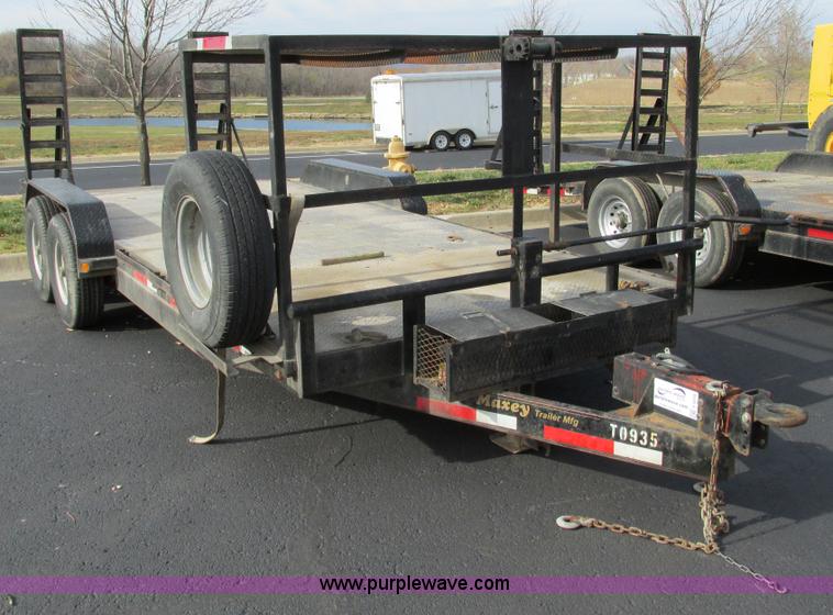 image for item F4058 2008 Maxey 20' car hauler trailer
