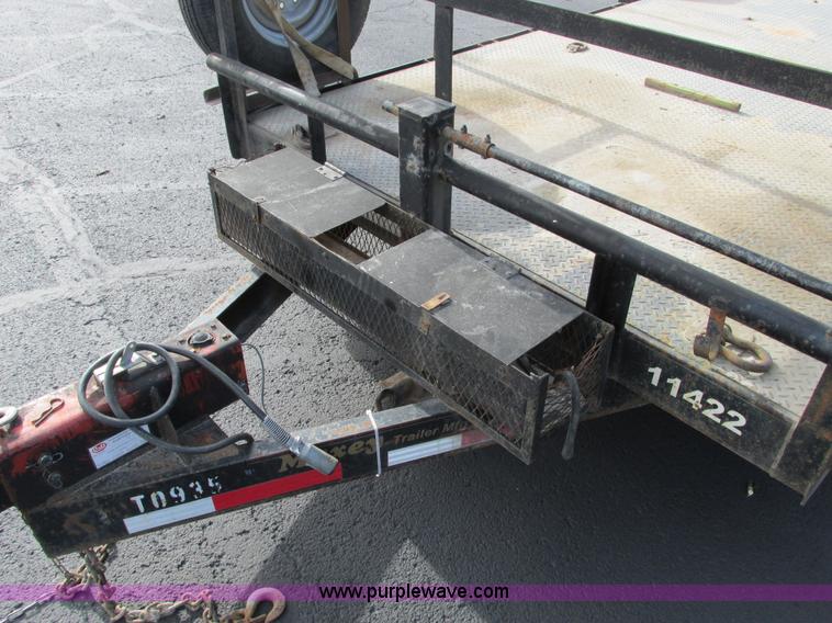image for item F4058 2008 Maxey 20' car hauler trailer