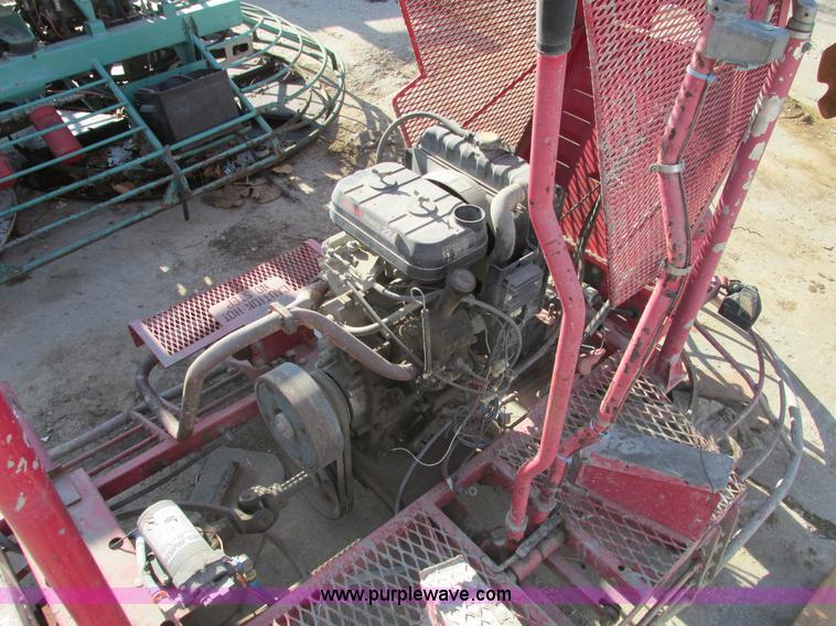 image for item F4072 Allen Razorback 8' ride-on power trowel