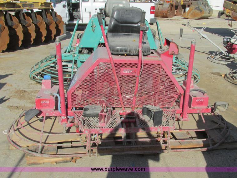 image for item F4073 Allen Razorback PRO1200 ride-on power trowel