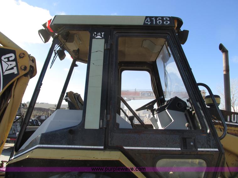 image for item F4120 1996 Caterpillar 416B backhoe