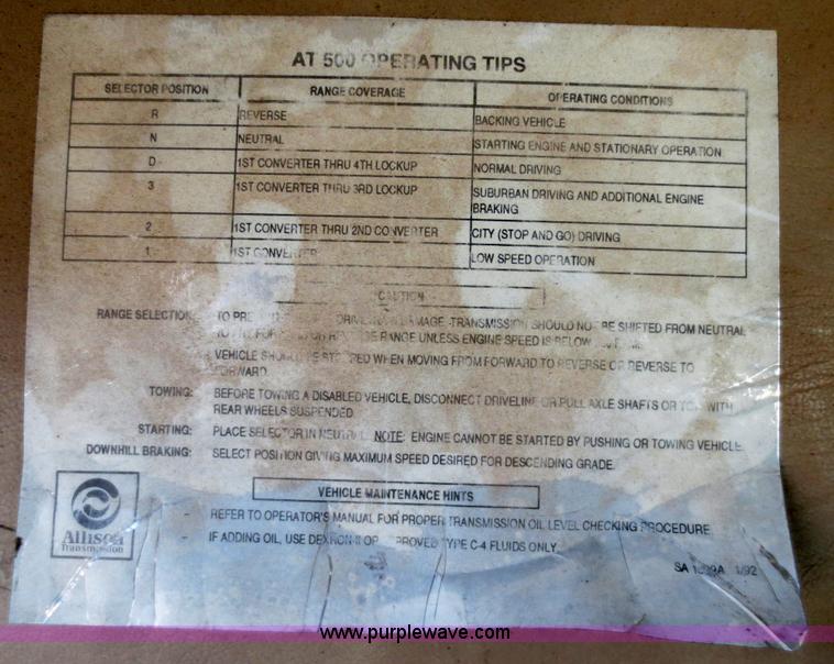 image for item F6539 1993 International 4700 bucket truck