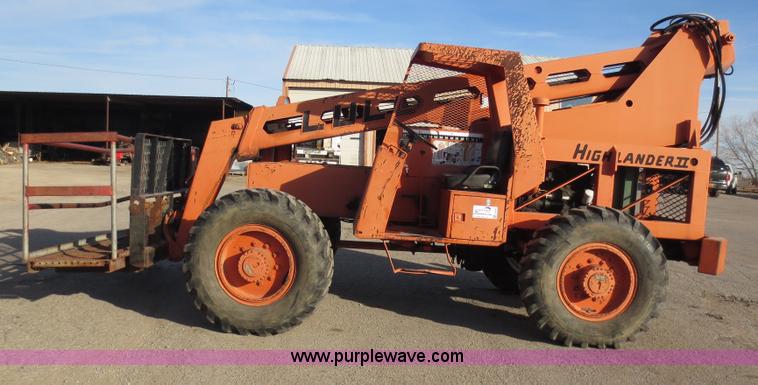 image for item F6545 1984 Lull Highlander II 644TT-34 telehandler