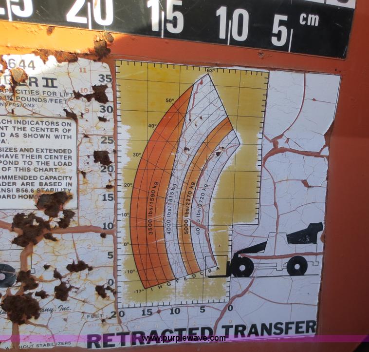 image for item F6545 1984 Lull Highlander II 644TT-34 telehandler