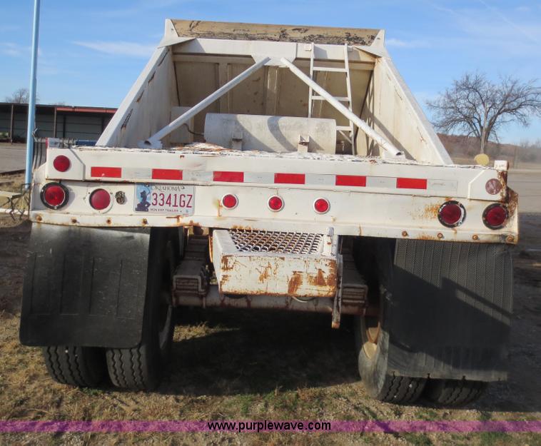 image for item F6546 1984 Ranch belly dump trailer