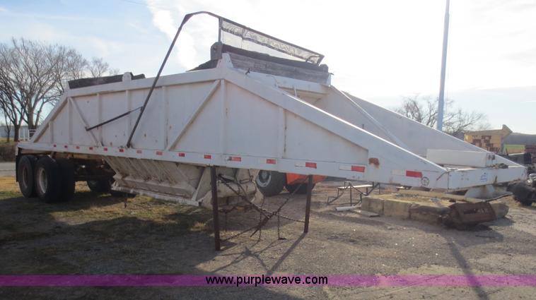 image for item F6546 1984 Ranch belly dump trailer