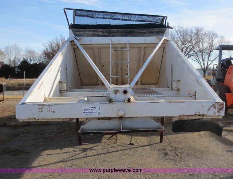 image for item F6546 1984 Ranch belly dump trailer