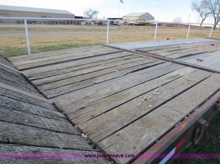 image for item F6547 1993 30' gooseneck tilt top trailer