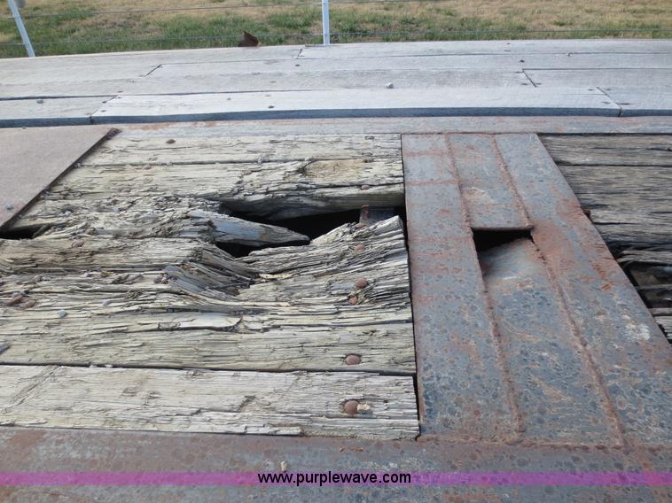 image for item F6547 1993 30' gooseneck tilt top trailer