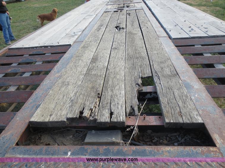 image for item F6547 1993 30' gooseneck tilt top trailer