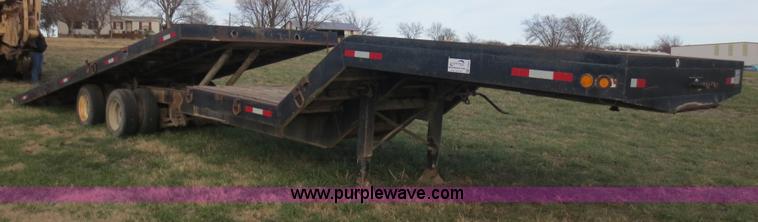 image for item F6547 1993 30' gooseneck tilt top trailer