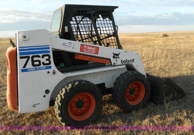 image for item G7663 1999 Bobcat 763F skid steer