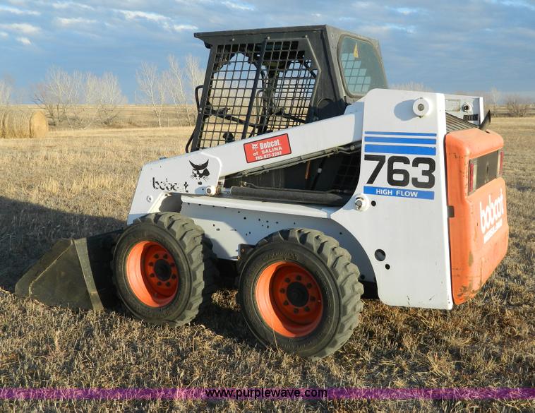 image for item G7663 1999 Bobcat 763F skid steer