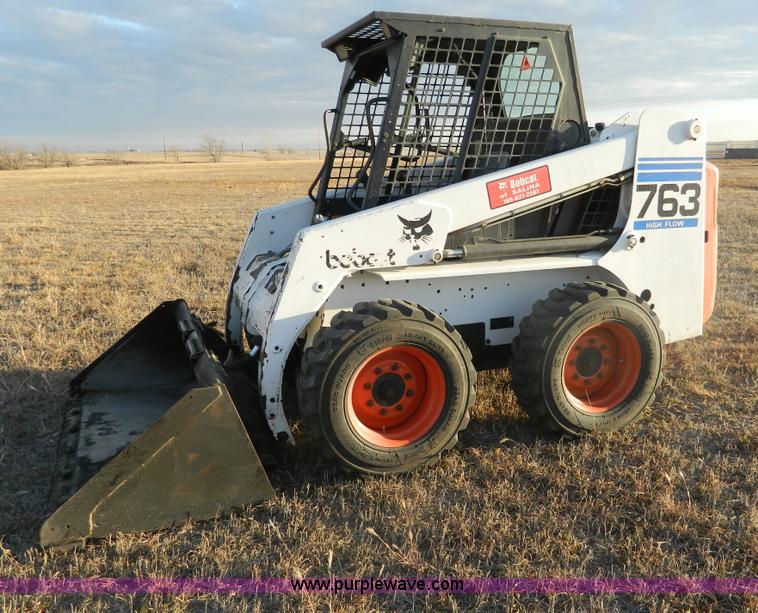 image for item G7663 1999 Bobcat 763F skid steer