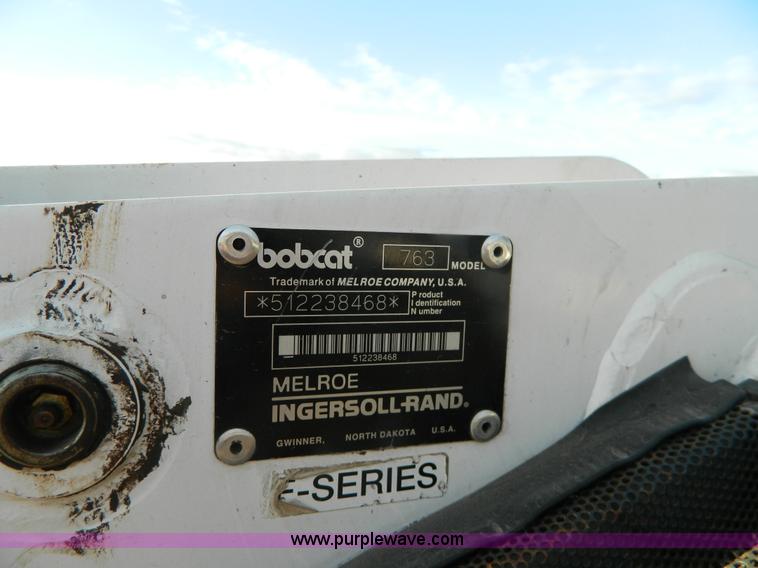 image for item G7663 1999 Bobcat 763F skid steer