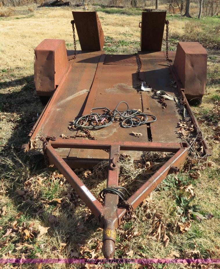 image for item S9511 Shop built skid steer trailer