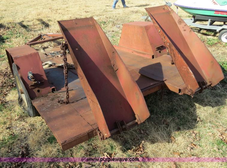 image for item S9511 Shop built skid steer trailer