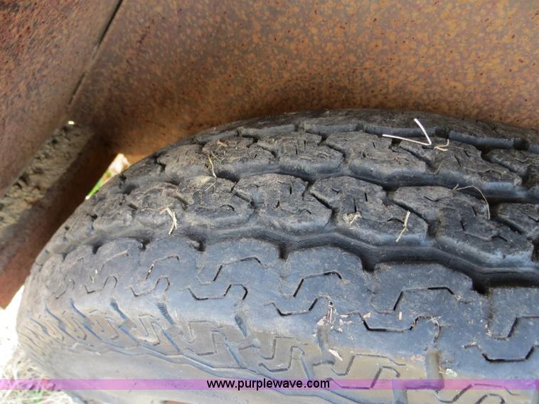 image for item S9511 Shop built skid steer trailer