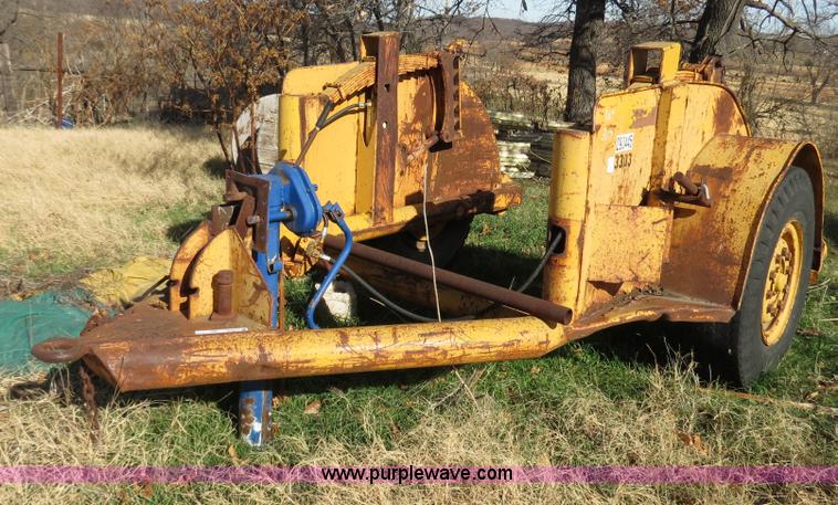 image for item S9512 Shop built hydraulic reel trailer