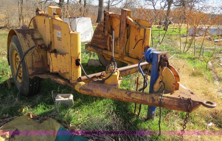 image for item S9512 Shop built hydraulic reel trailer