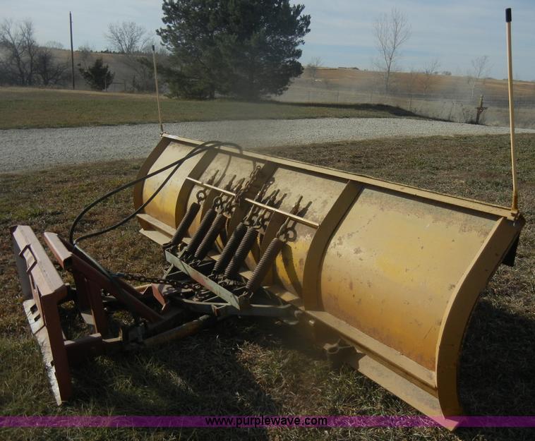 image for item T9610 Meyers M-10 10' skid steer snow plow