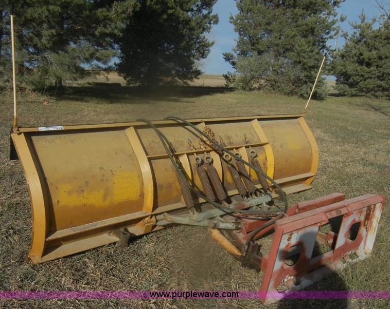 image for item T9610 Meyers M-10 10' skid steer snow plow