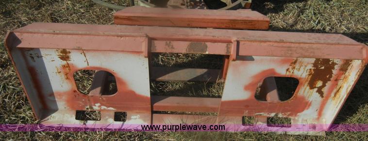 image for item T9610 Meyers M-10 10' skid steer snow plow