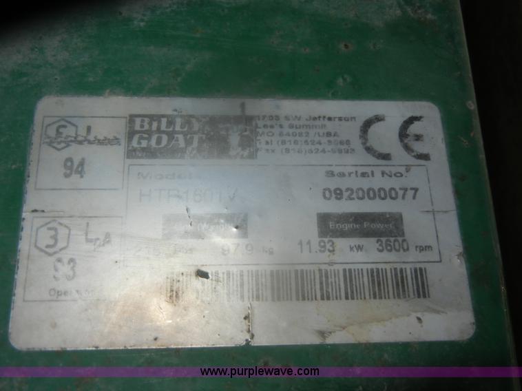 image for item T9616 Billy Goat vacuum