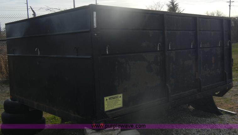 image for item T9619 Shop built 10' dump bed