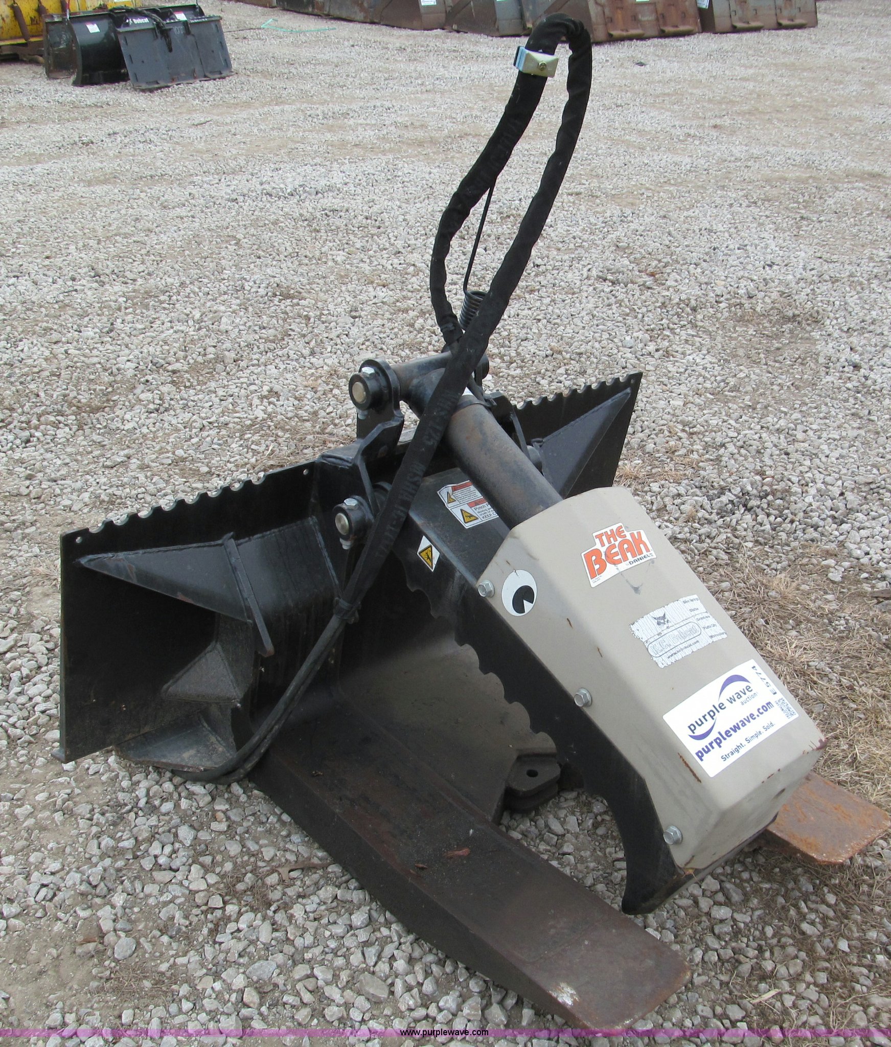 The Beak skid steer fork grapple in Olathe, KS Item E5774 sold