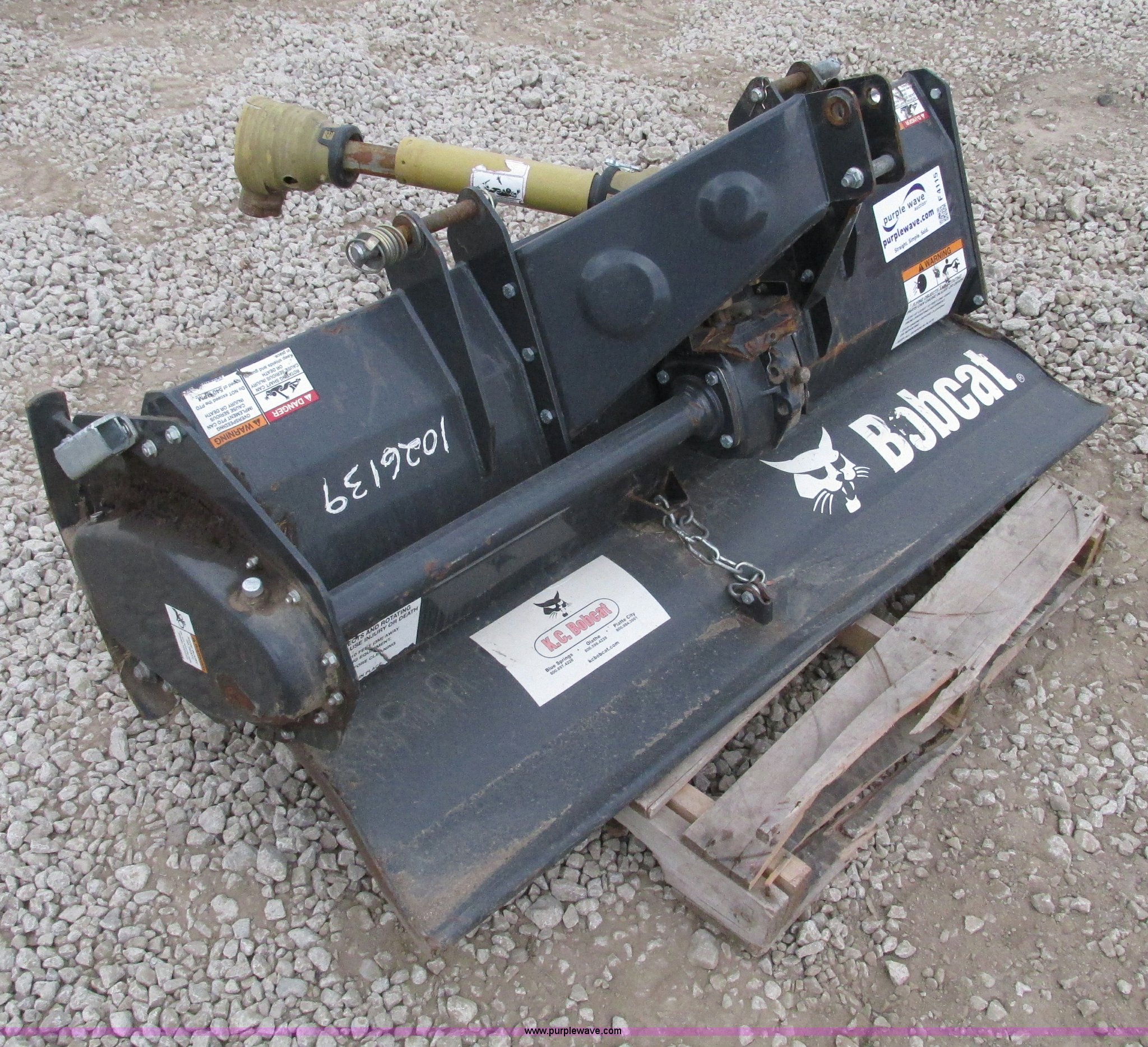 Bobcat 3TIL60 60" tiller in Olathe, KS Item F4115 sold Purple Wave