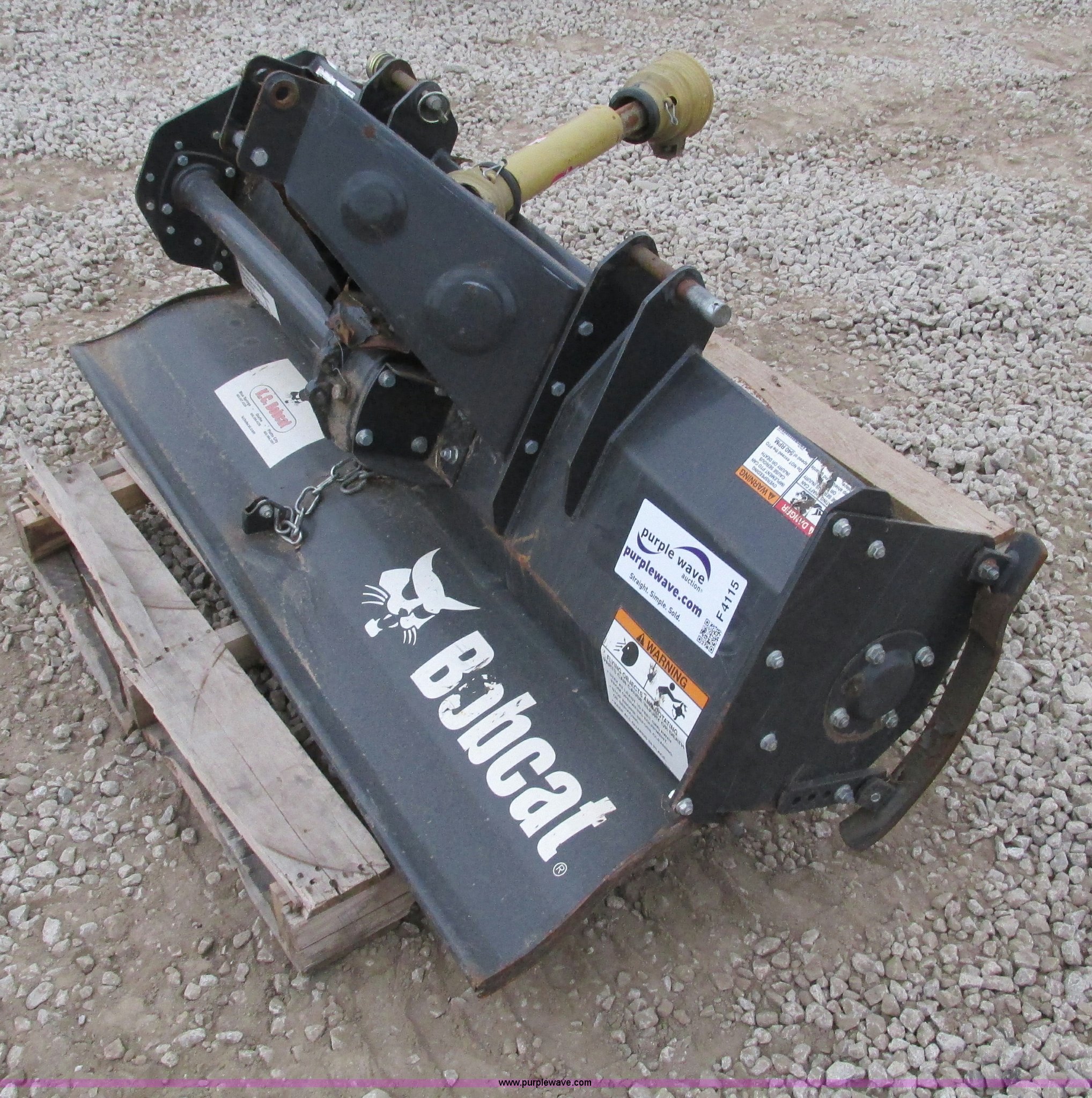 Bobcat 3TIL60 60" tiller in Olathe, KS Item F4115 sold Purple Wave