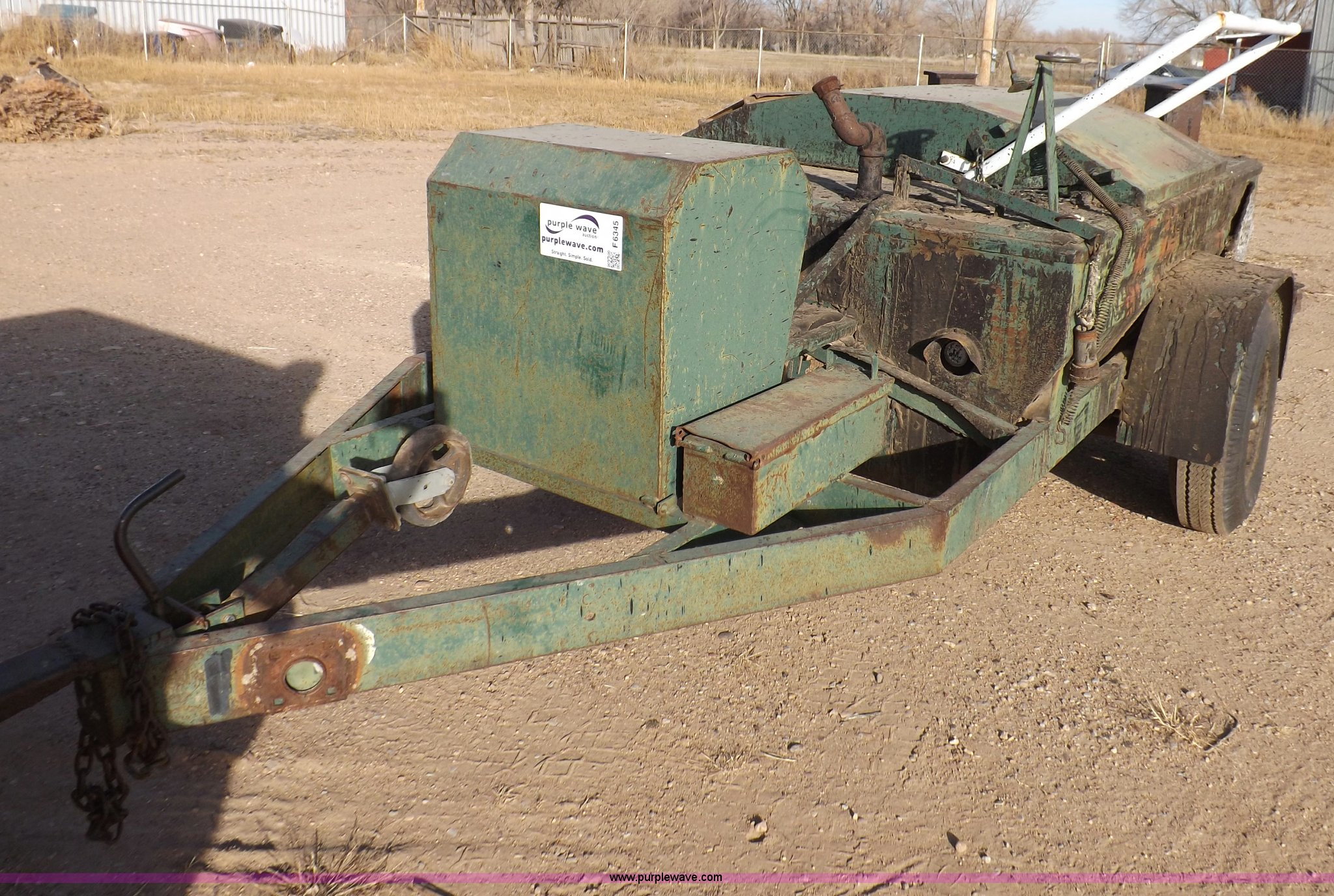 Reeves mobile asphalt kettle in Liberal, KS Item F6345 sold Purple Wave