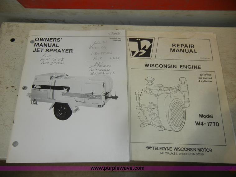 image for item AB9921 FMC E020152 jet sprayer
