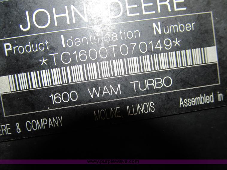 image for item D7025 2009 John Deere 1600 Turbo series II wide area mower