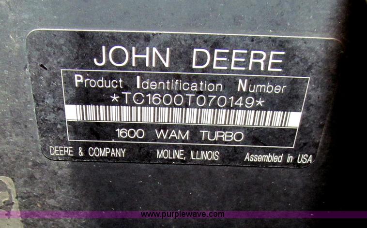 image for item D7025 2009 John Deere 1600 Turbo series II wide area mower