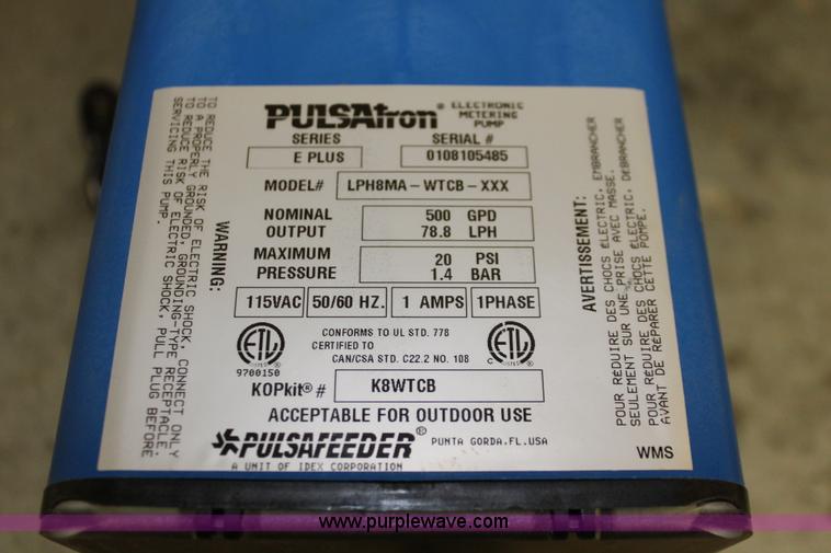 image for item E2809 Pulsatron electronic metering pump