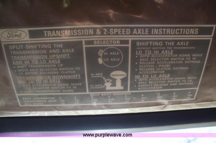 image for item F2897 1981 Ford F700 firetruck