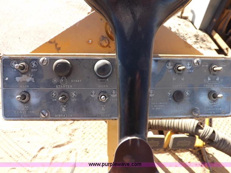 image for item F6342 Blaw-Knox PF120H asphalt paving machine