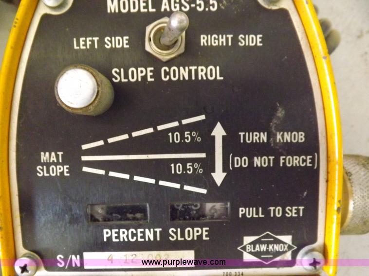 image for item F6342 Blaw-Knox PF120H asphalt paving machine