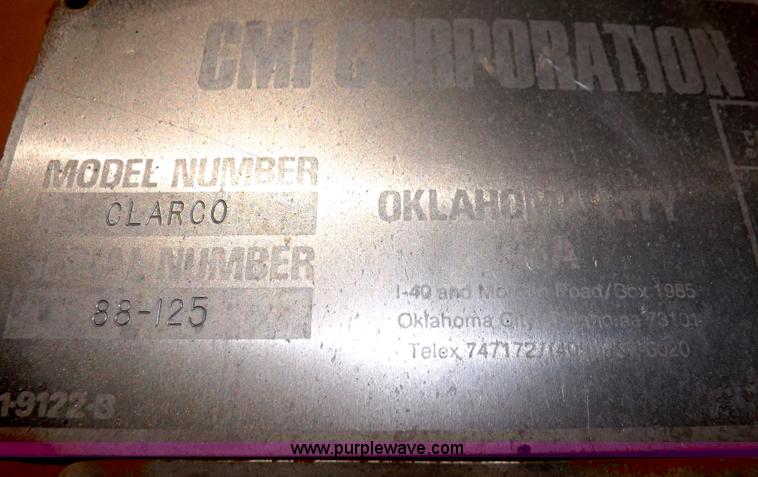 image for item F6343 CMI Corp Windrow asphalt elevating machine