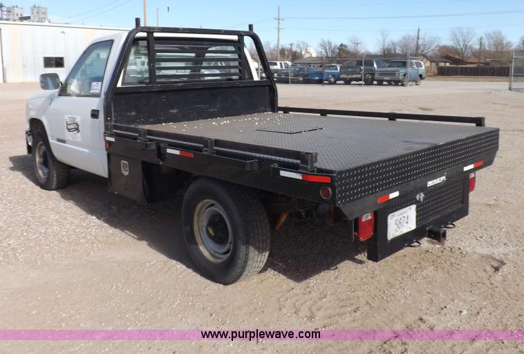 image for item F6354 1990 Chevrolet Cheyenne 2500 flatbed pickup truck