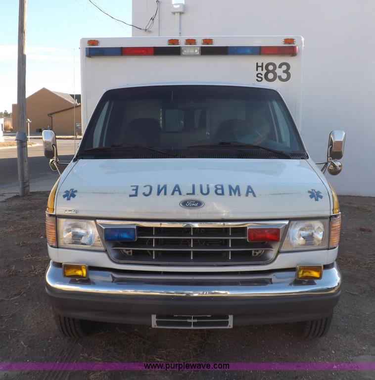image for item F6358 1996 Ford Econoline E350 ambulance