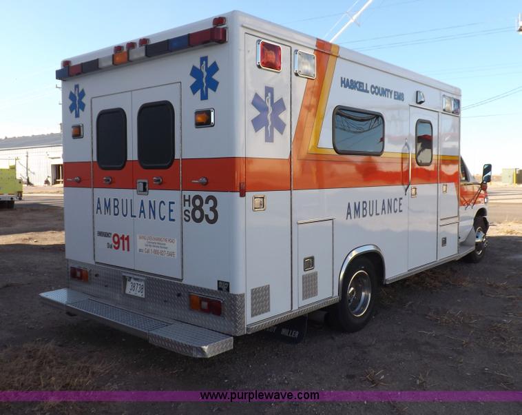 image for item F6358 1996 Ford Econoline E350 ambulance