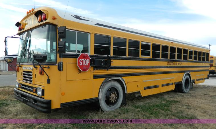 image for item G7656 1997 Blue Bird 44 passenger school bus