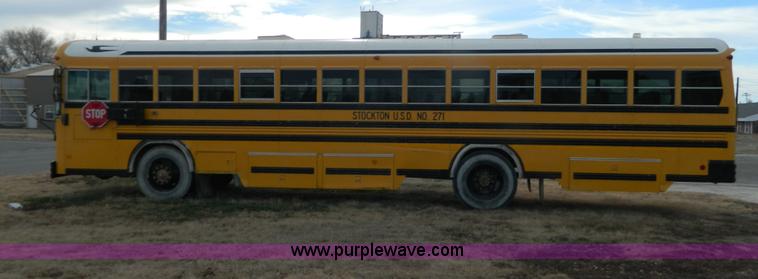 image for item G7656 1997 Blue Bird 44 passenger school bus