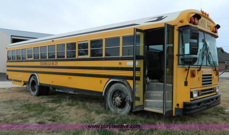 image for item G7656 1997 Blue Bird 44 passenger school bus