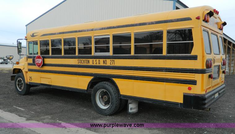 image for item G7657 1993 GMC Blue Bird 42 passenger school bus