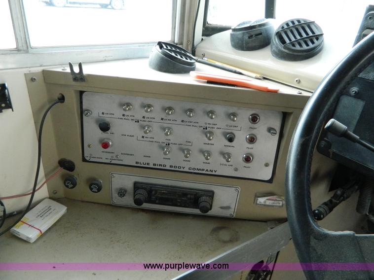 image for item G7657 1993 GMC Blue Bird 42 passenger school bus